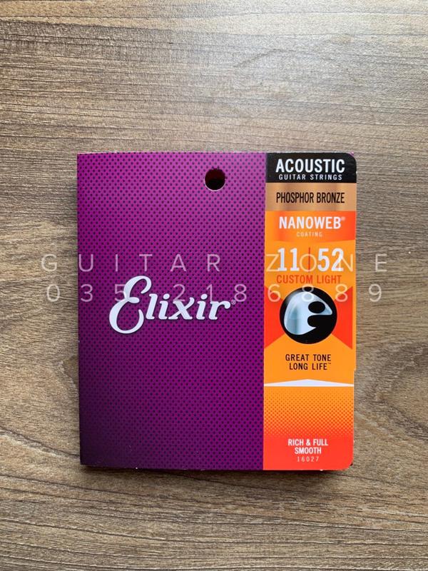 Dây Đàn Guitar Acoustic Elixir 16027 cỡ 11 0