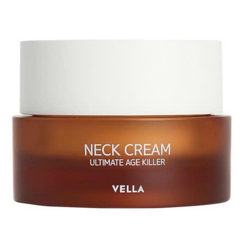 Kem dưỡng da cổ Vella Ultimate Age Killer Neck Cream 50ml hỗ trợ giúp giảm lão hoá