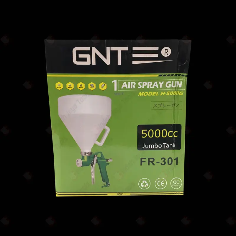 GNT FR301 Spray Gun Hopper H-5000G Cat Semen Tembok Air Cement Texture 4
