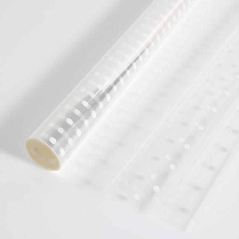 Clear Packaging Roll Paper, 1 Roll 45cm Wide 10m Long 2.5mm Thickness Transparent Packaging Paper, Gift Wrapping Paper for Birthday Wedding 5