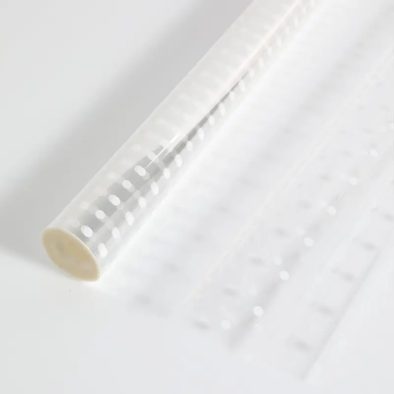 Clear Packaging Roll Paper, 1 Roll 45cm Wide 10m Long 2.5mm Thickness Transparent Packaging Paper, Gift Wrapping Paper for Birthday Wedding 5