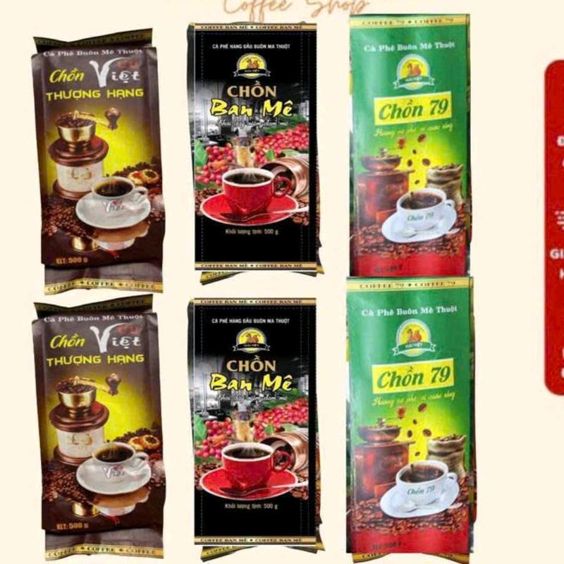 combo 3kg cà phê hương chồn gu truyền thống thơm béo ít đắng(79,ban mê, thượng hạng)
