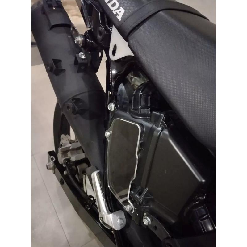 Mika Akrilik Honda CRF 150L Pelindung Shock/Mudflap dan Tutup/Cover Filter Motor Motorcycle 3
