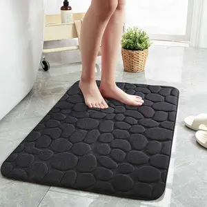 Januel Keset Kamar Mandi Cobble Stone Non-Slip Super Absorbent 60x40cm - Jn39 X OYA