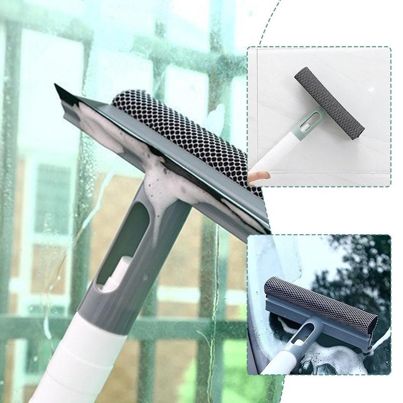 Product Introduction of Bàn Chải Làm Sạch Cửa Sổ, Gạt Nước Kính 3 Trong 1, Cho Phòng Tắm, Gương Và Cửa Sổ, Có Bình Xịt, Hai Mặt, R6Z7 51