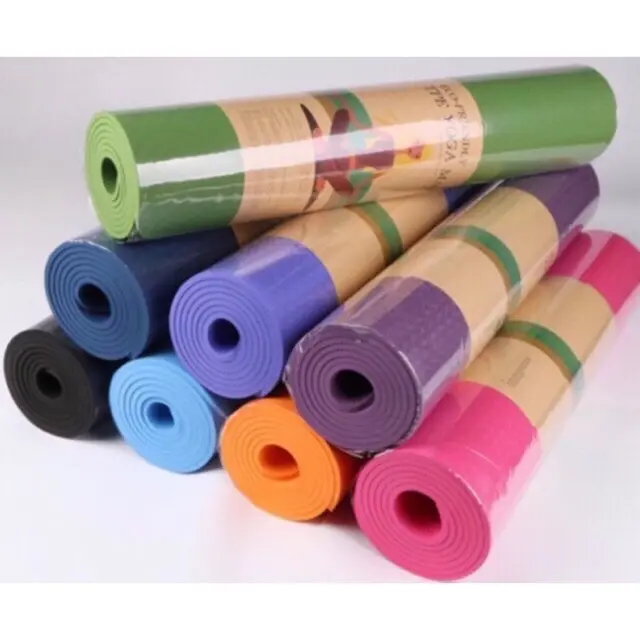 Thảm yoga 2 lớp xịn đẹp ( giao màu ngẫu nhiên ) Cao Su Tập Yoga Sport 2