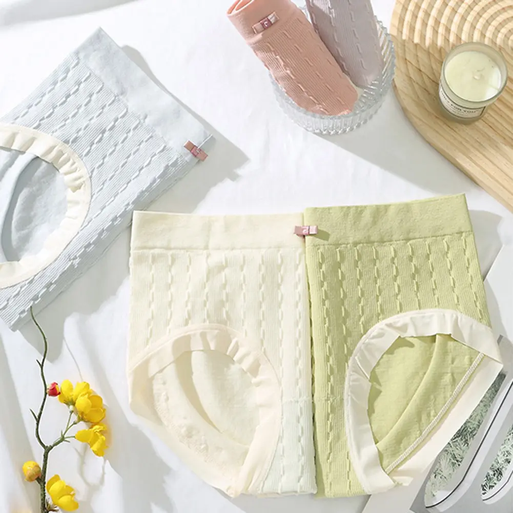 Women's Mid-Rise Cotton Crotch Lifting Briefs with Premium Molded Edges