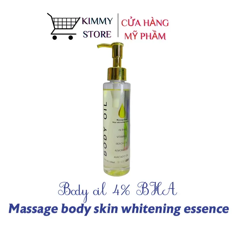 Body oil 4% BHA - dầu dưỡng da body chai 150ml 0
