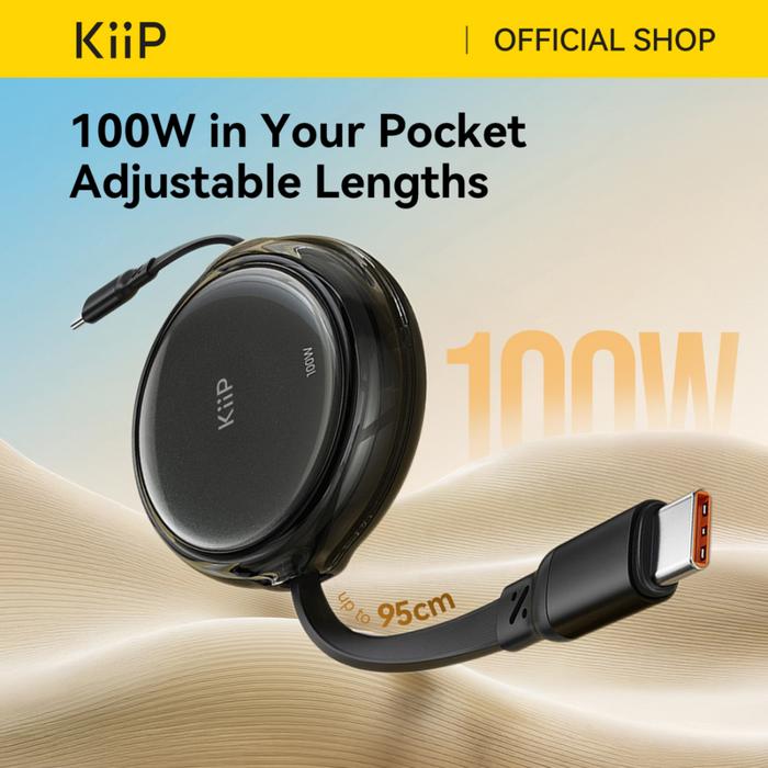 Fast Rctc Promo KiiP RCTC Kabel Data 100W Super Fast Charging Cable Type-C To ...