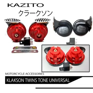 Cod klakson keong murah 2pcs klakson keong 1set+riley 12 Volt Universal Buat Semua Motor Bisa