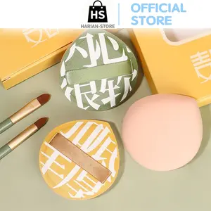 Spons Puff Lembut Nyaman Digunakan H608 Untuk Cushion Bb Cream Foundation Bedak Tabur Alat Makeup Harian