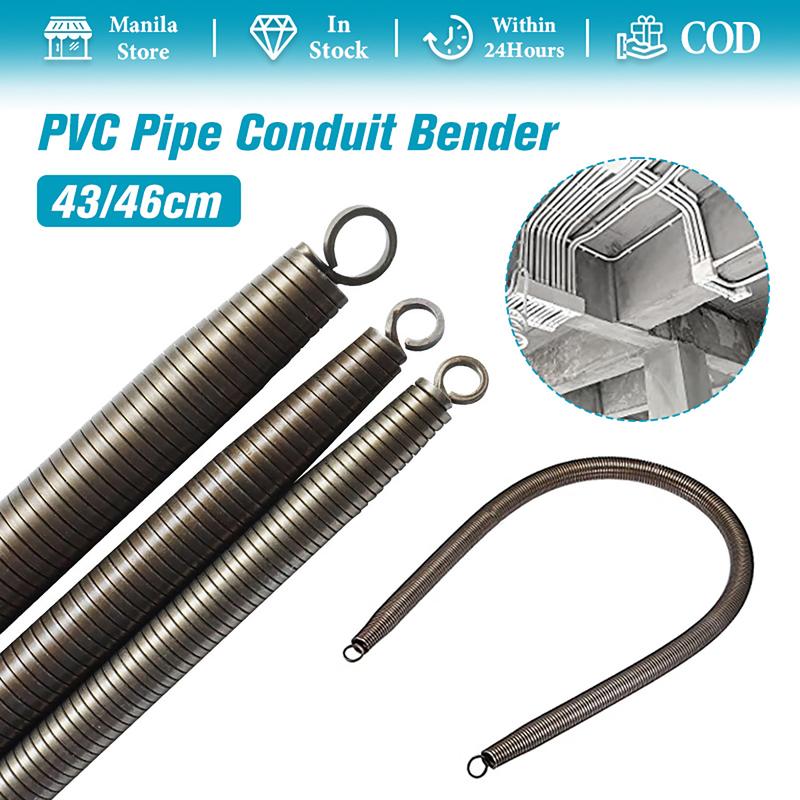 Spring Pvc Pipe 43/46cm Spring Pipe PVC Pipe Conduit Bender/Pipe Bender Spring - TikTok ...