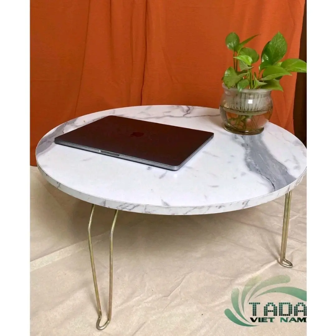 Bàn trà,bàn sofa ngồi bệt,chất liệu gỗ MDF phủ melamin chân sắt