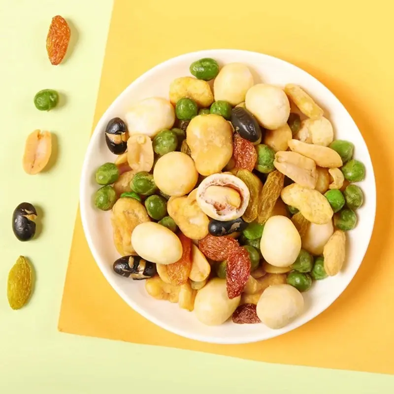 Gói hạt mix dinh dưỡng tổng hợp nhiều hương vị sấy giòn, đồ ăn vặt Snack - Food 7