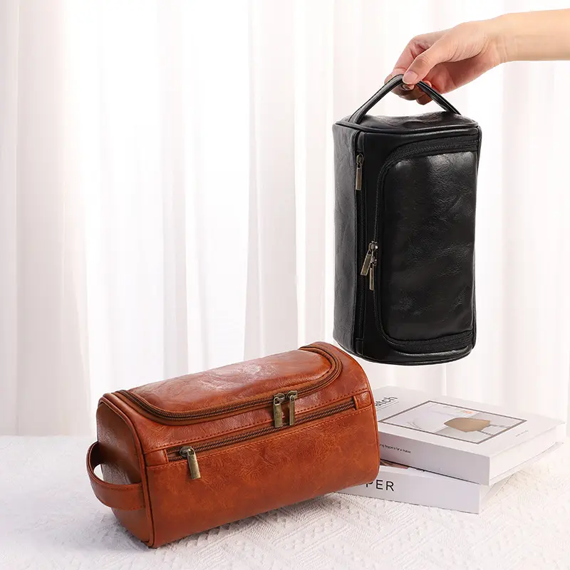 Túi Đựng Đồ Vệ Sinh Cá Nhân Cầm Tay Không Thấm Nước, Cao Cấp, Dành Cho Nam Giới, Xuyên Biên Giới, Có Thể Treo, Thiết Kế Đơn Giản, Dung Tích Lớn, Thích Hợp Cho Chuyến Đi Công Tác Và Trang Điểm, Túi Đựng Đồ