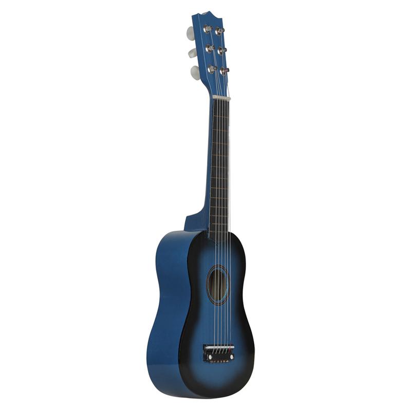 Product Introduction of Cross-border Hot-selling Colorful Basswood 21inch Small Guitars Children's Toys Playable Wooden Guitars Wholesale Starting from 20pcs Guitar 9