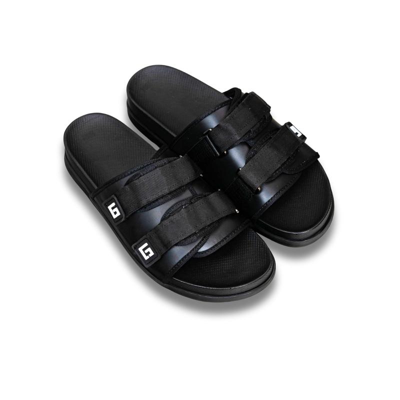 Dép Symbol Sandal Lucas Shoes, quai ngang, da bò,thoáng mát, đế cao su 2 lớp cao 2 cm