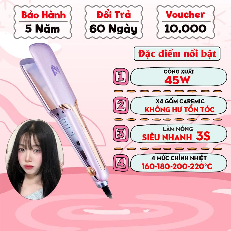  Máy Làm Tóc Đa Năng Zlife Z469 - Uốn Tóc Duỗi Tóc Ép Tóc - Women Nữ " Bảo Hành 5 Năm " 
