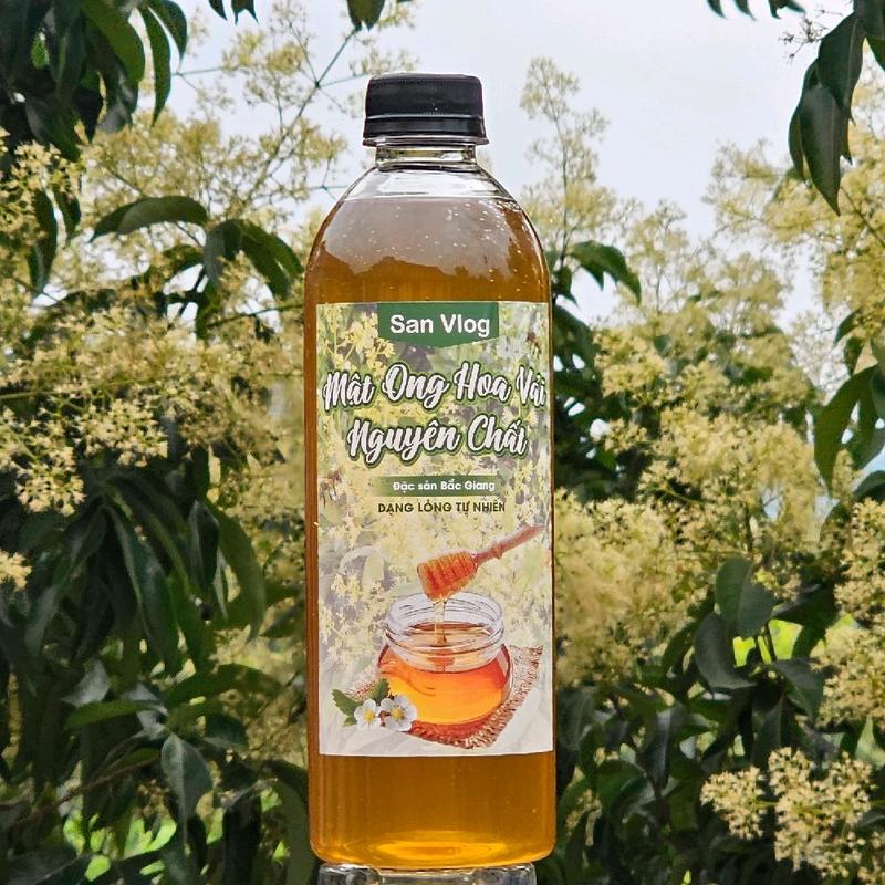   Deal Trải Nghiệm  500ml Mật Ong Hoa Vải Nguyên chất - Nhanh Kết Tinh - Chuẩn Tự Nhiên 
