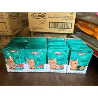 Pate Kucinta gói giấy 80gr dành cho mèo mọi lứa tuổi