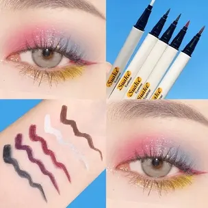 ✨✨Kẻ mắt nước Suake vỏ trắng, bút kẻ mắt không lem không trôi