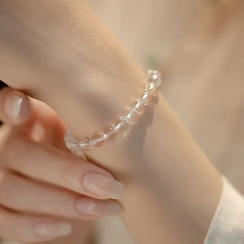 Natural Crystal Bracelet for Energy Cleansing and Wealth 5A Grade 6-14mm 2