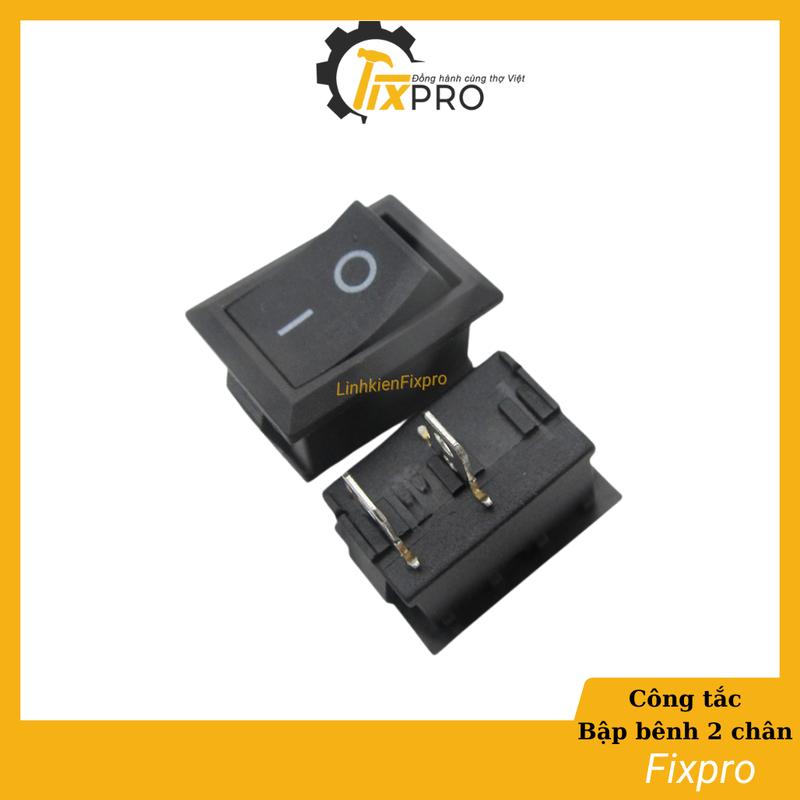 Combo 5 chiếc Công tắc bập bênh 2 chân 6A-250V 21x15mm chất lượng tốt