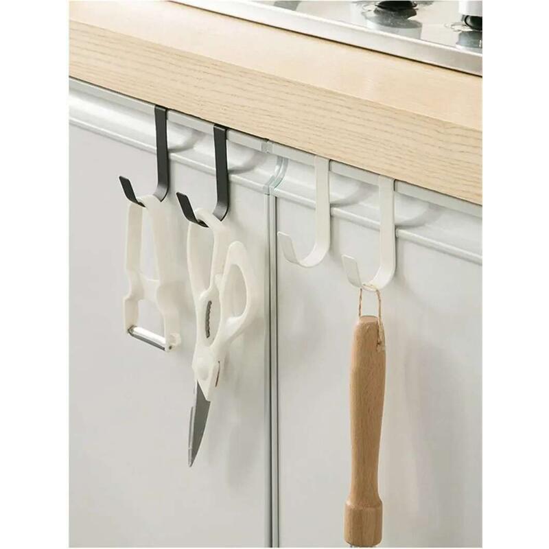 Product Introduction of Multi-Purpose Hooks Kitchen Cabinet Door Back Hanging Rack Clothes Coat Hat Towel Hanger Storage Hook Bathroom Accessories 12