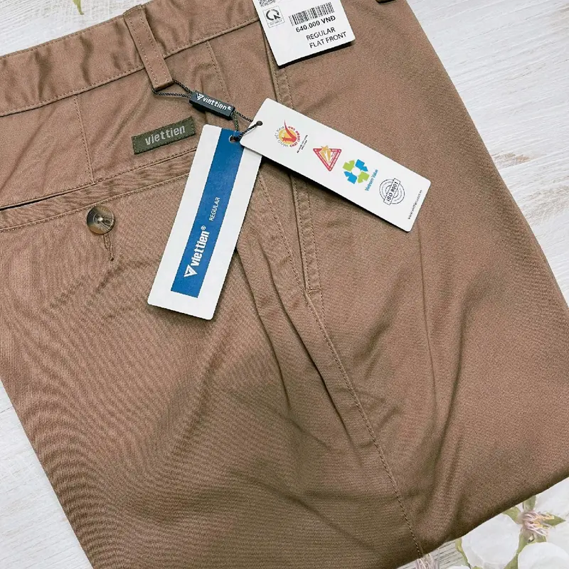 VIETTIEN-(k ly)-Quần kaki nam VIỆT TIẾN ống đứng nhiều màu(Regular fit) 2