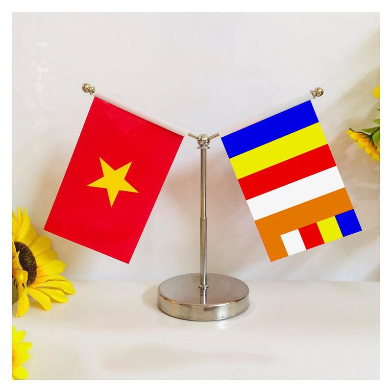 Cờ Để Taplo xe ô tô Việt Nam - Phật Giáo 0