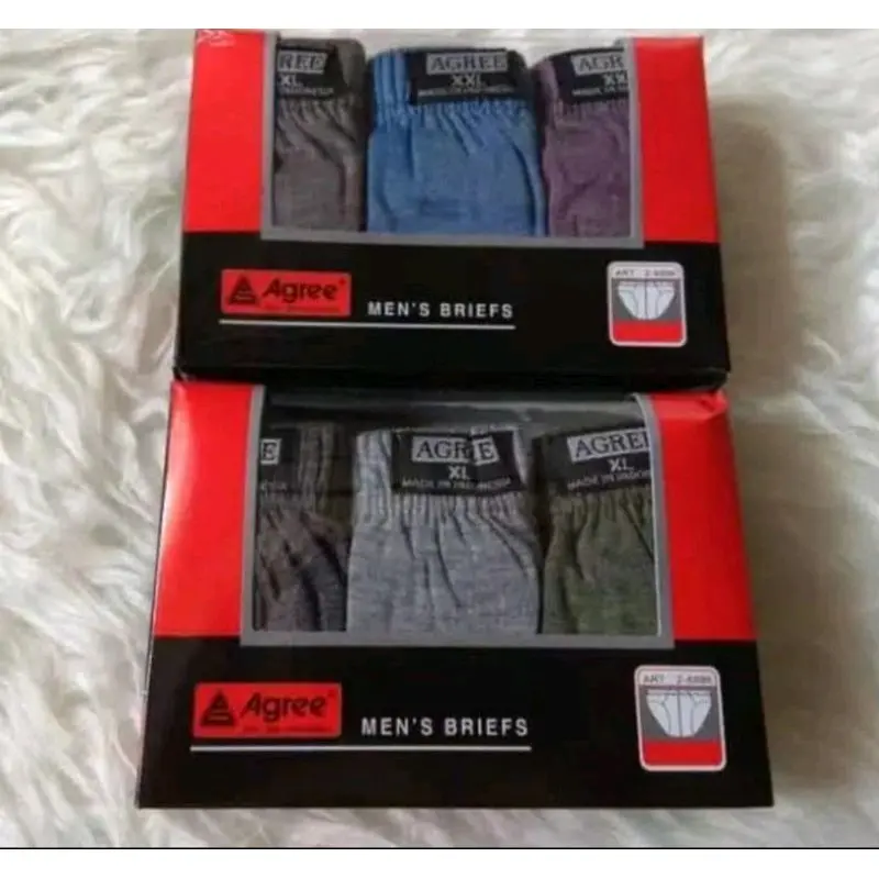 1box_AGREE celana dalam pria m.l.xl.xxl / CD agre merah/ underwear agree merah pria dewasa 1