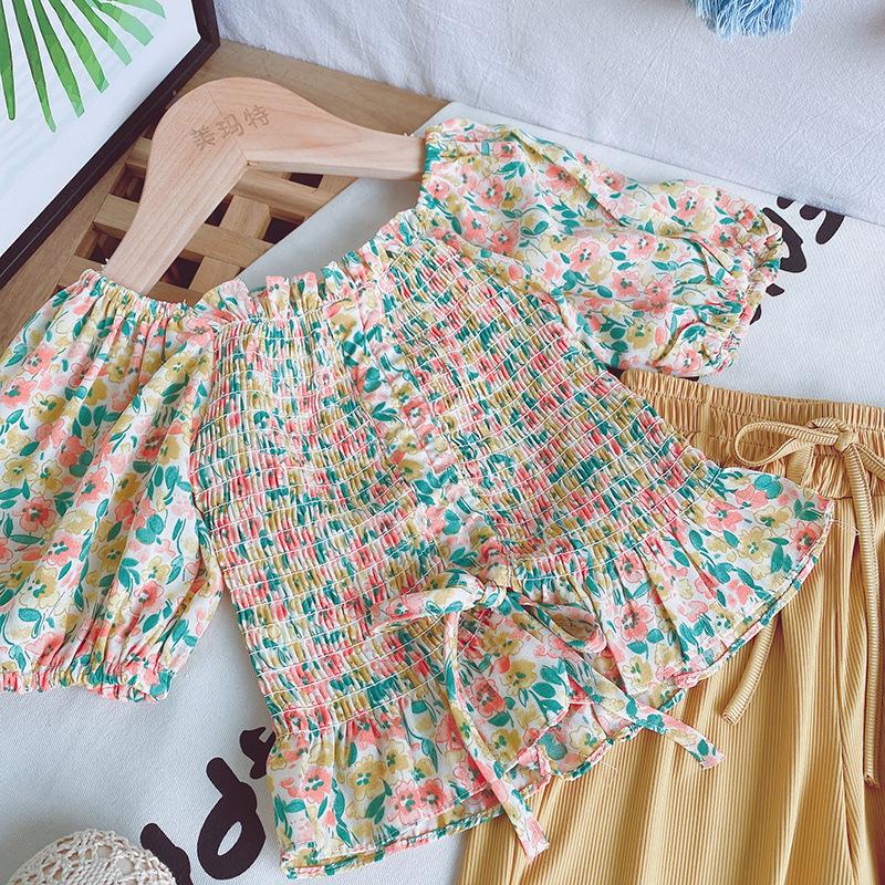 Product Introduction of [363655] - Setelan Blouse Celana Panjang Kulot Anak Perempuan - Motif Rubber Flowers 30