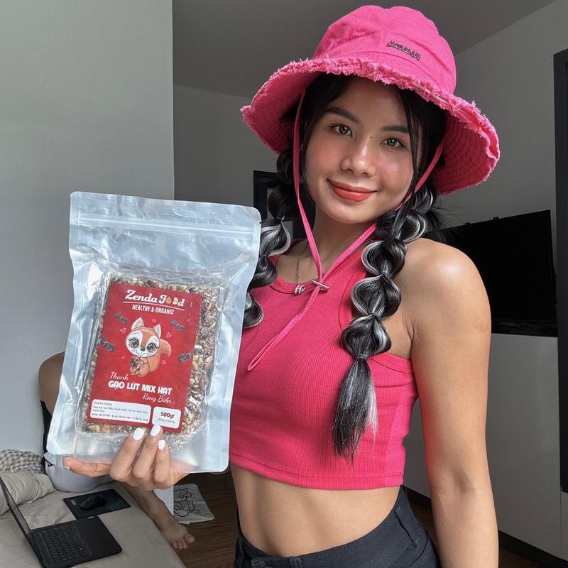 Cơm cháy gạo lứt ăn vặt 500g