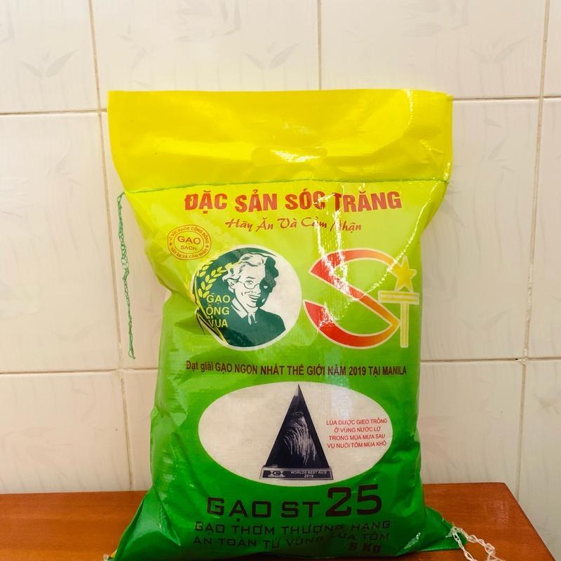 GẠO ST25 - ĐẶC SẢN SÓC TRĂNG (TÚI 10KG) 2
