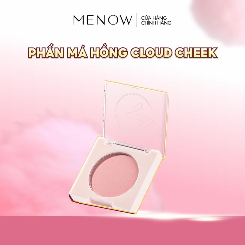 Phấn má hồng ngọt ngào, tự nhiên Menow Cloud Cheek tiện dụng 4.5gr