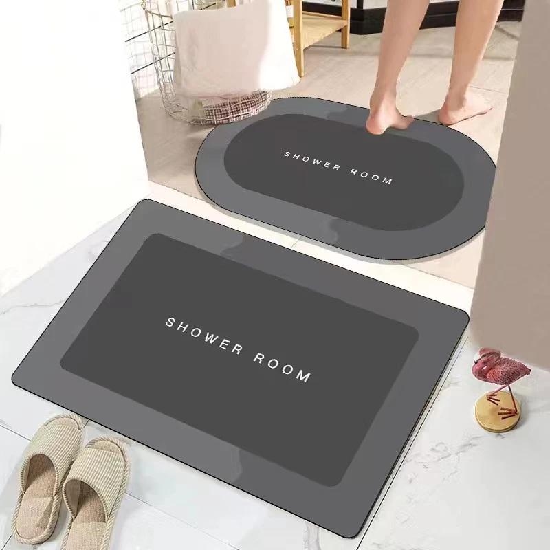 Product Introduction of 2in1 Bath Mat Absorbent Non Slip Bathroom Rug Quick Drying Kitchen Door Mats Home Floor Mat 24