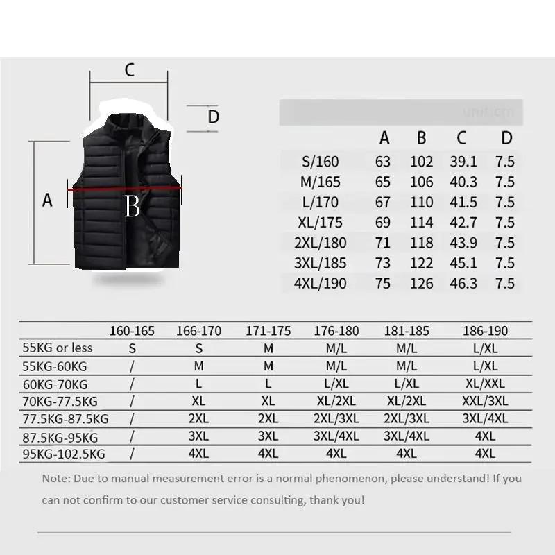 Product Introduction of Aiwetin Men' Sleeveless Vest Jackets Winter Fashion Male Cotton-Padded Vest Coats Men Stand Collar Warm Waistcoats Clothing 5XL 1