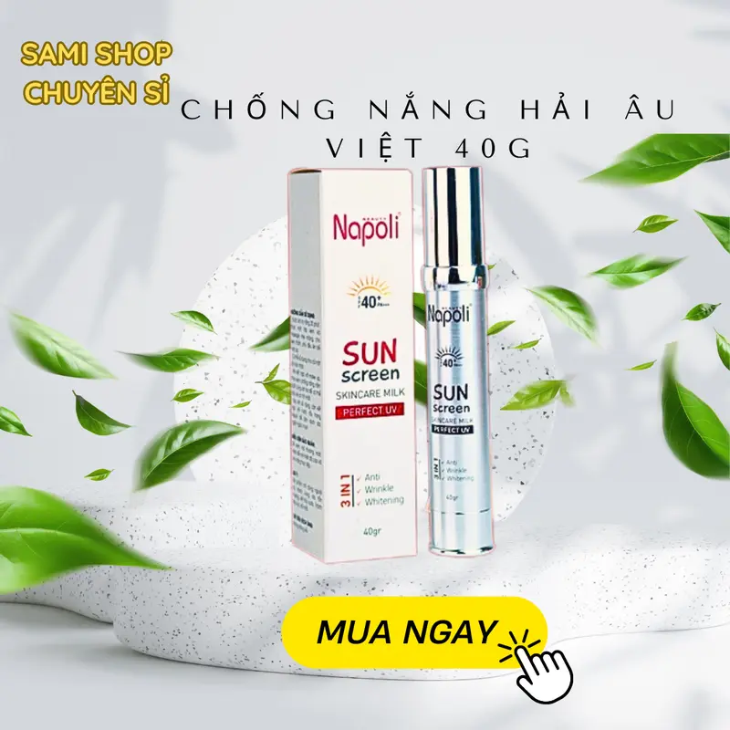 Kem Chống Nắng Napoli 40g Hải Âu Việt Chính Hãng 3