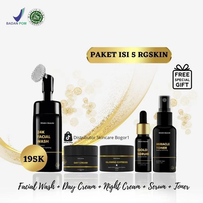 RG SKIN GLOWING EXPRESS BEAUTY Facial Mencerahkan Wajah Melembutkan Perawatan Memudarkan Memutihkan Muka 0