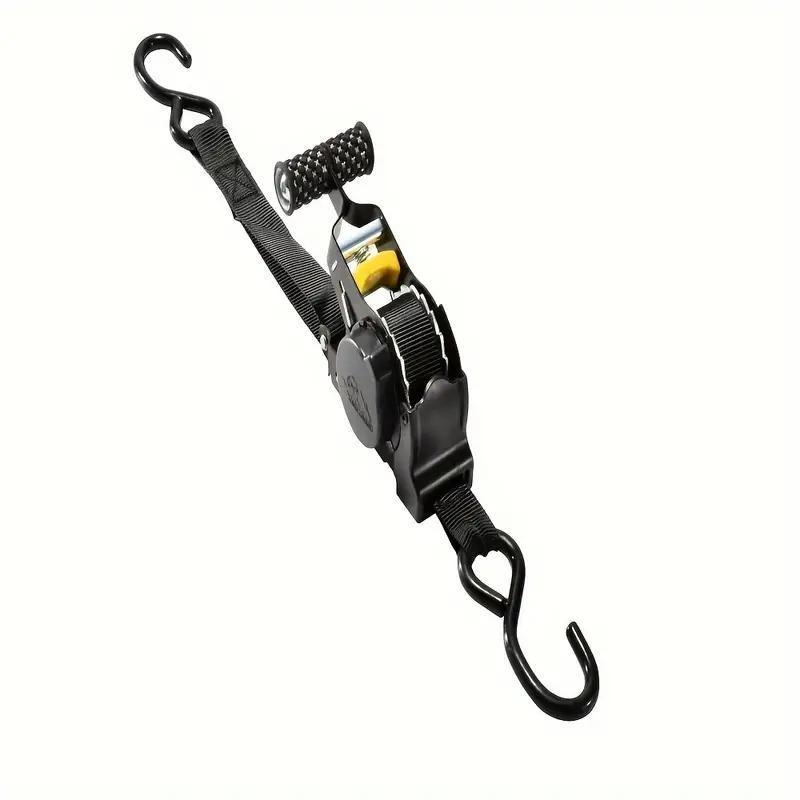 Motorcycle Tie Down Strap Kit, Motorcycle Tie Down Strap with Ratchet Tie Down Straps, Reliable Durable Tie Down Strap for Fixing Electric Appliances and Motorcycles 7