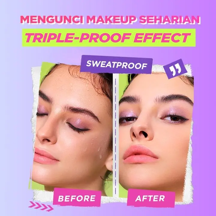 DAZZLE ME Get a Grip! Makeup Setting Spray Beauty Protecting 4 X Hydrating Makeup Mist Flawless Lightening Primer Water Tahan 24 JAM 6