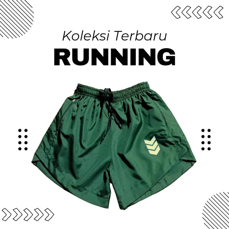 Atalon Celana Running Anti Air Celana Pendek Parasut Olahraga Saku Resleting Pria Wanita Runing Gym Sport Kolor Volly  BuluTangkis Jogging Bahan Parast Sports Short Tahan Air Cuci Dingin - L, MIZUNRO
