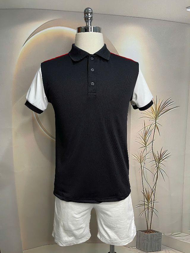 Product Introduction of Áo polo nam phối tay viền vai trẻ trung thời trang mới phong cách lịch lãm 4