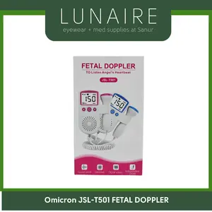 Alat Deteksi Jantung Janin Bayi Fetal Doppler Taff Omicron JSL-T501-Warna Pink Putih