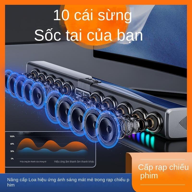 【Phiên bản hàng đầu HUICHANG  Loa Bluetooth, máy chiếu tường âm thanh, TV, 10 loa, hiệu ứng âm thanh 360 độ, stereo, loa subwoofer, đèn LED màu sắc, hai loa nối tiếp, rạp chiếu phim gia đình không dây phổ quát Nghe Nhạc