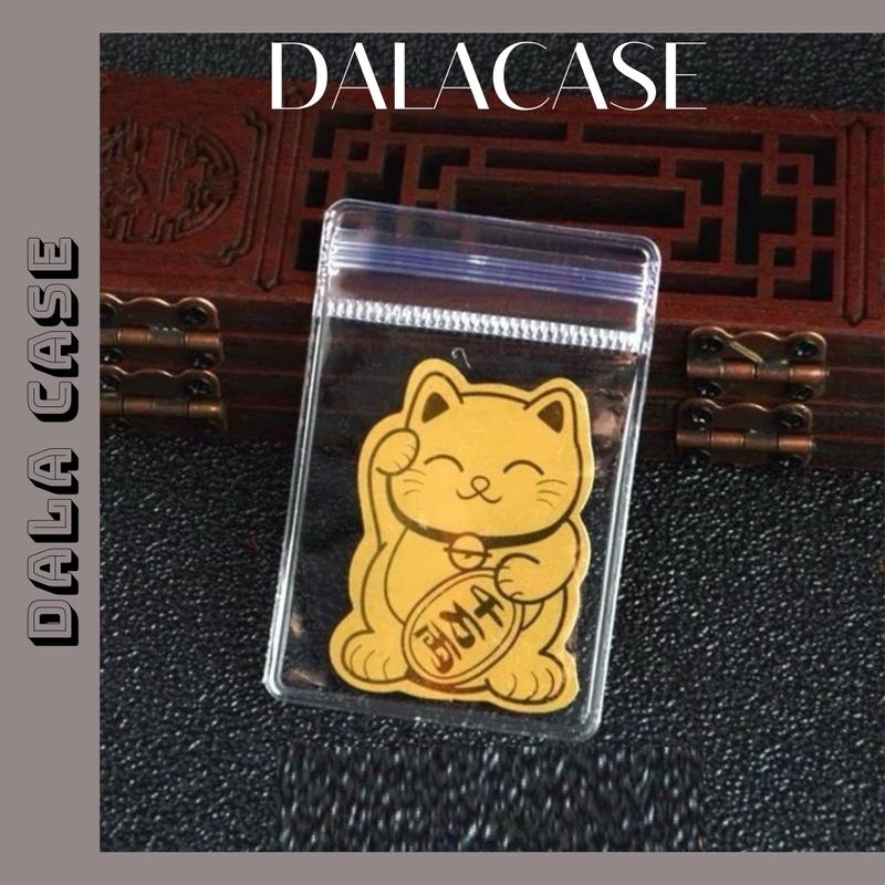 Mèo Thần Tài Có Keo Dán Và Túi