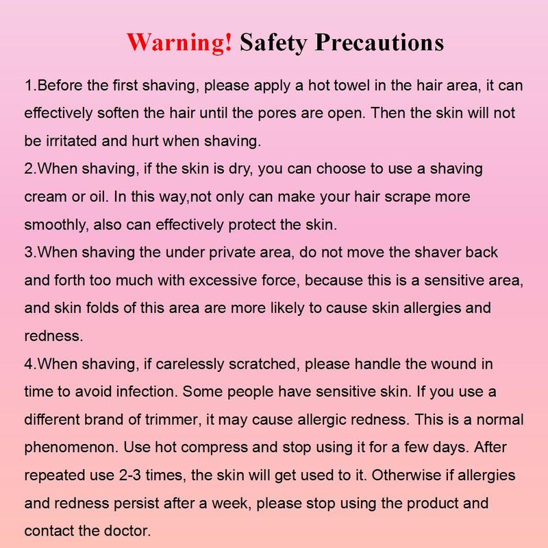 2 in 1 Electric Nose Trimmer, Portable Rechargeable Waterproof Eyebrow Shaver, Facial Hair Trimmer, Personal Care Appliances for Women 8