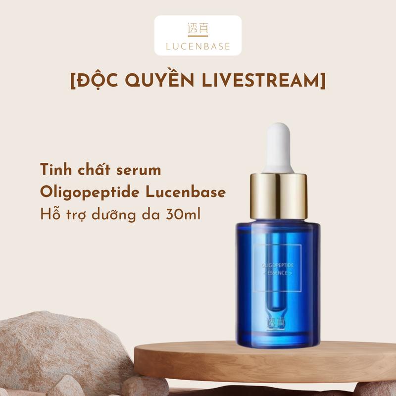 [ĐỘC QUYỀN LIVESTREAM] Tinh chất serum oligopeptide LUCENBASE cấp ẩm, hỗ trợ làm mềm dịu da 30ml