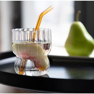 แก้วกาแฟ ลาเต้เย็น ทนความร้อน 250 มล. สําหรับนม อาหารเช้า ใช้ในครัวเรือน แก้ว  โป่ง