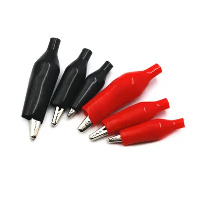 Đầu Kẹp Cá Sấu Nhiều Kích Thước 2.5cm/3.5cm/4.5cm màu đen đỏ